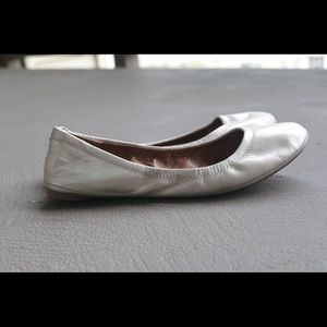Silver Lucky Brand Emma Ballet Flats